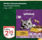 Katzentrockenfutter im Angebot bei GLOBUS in Wiesbaden Katzentrockenfutter Angebote von Whiskas bei GLOBUS Wiesbaden für 2,39 €