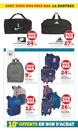 Cartable Angebote im Prospekt "LES PRIX BAS Spécial rentrée" von Hyper U Cartable Angebote im Prospekt "LES PRIX BAS Spécial rentrée" von Hyper U auf Seite 20