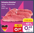 Schweine-Schnitzel Angebote bei Netto Marken-Discount Straubing für 0,65 €