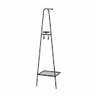 Garderobenständer + Schuhaufbewahr. schwarz von ÄLGANÄS für 24,99 € bei IKEA im Angebot Garderobenständer + Schuhaufbewahr. schwarz von ÄLGANÄS im aktuellen IKEA Prospekt