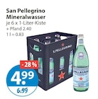 San Pellegrino im V-Markt Prospekt San Pellegrino von im aktuellen V-Markt Prospekt für 4,99 €