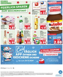 Nutella im Kaufland Prospekt "Aktuelle Angebote" mit 36 Seiten (Lingen (Ems))