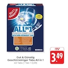 Geschirrreiniger Tabs All in 1 Angebote von Gut & Günstig bei Hieber Freiburg für 3,49 €