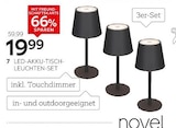 LED-Akku-Tischleuchten-Set von Novel im aktuellen XXXLutz Möbelhäuser Prospekt