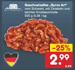 Aktuelle Knoblauch Angebote bei Netto Marken-Discount in Leipzig Aktuelles Geschnetzeltes 'Gyros Art' Angebot bei Netto Marken-Discount in Leipzig ab 2,99 €