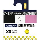 Culottes fille "Smiley" - ATHENA - Carrefour à Aulnay-sous-Bois Culottes fille "Smiley" - ATHENA en promo chez Carrefour Aulnay-sous-Bois à 9,99 €