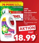 Voll- oder Colorwaschmittel Angebote von ARIEL bei Kaufland Remscheid für 18,99 €