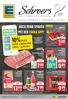 EDEKA Prospekt der Woche "Aktuelle Angebote" Seite 1, 05.05.2025 bis 10.05.2025 für Mülheim Aktueller EDEKA Prospekt "Aktuelle Angebote" Seite 1 von 24 Seiten für Mülheim