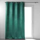 Rideau occultant Anthea avec œillets velours vert 135x240cm - Maxi Bazar à L'Haÿ-les-Roses Rideau occultant Anthea avec œillets velours vert 135x240cm en promo chez Maxi Bazar L'Haÿ-les-Roses à 5,99 €