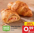 Käse-Schinken-Croissant von BACK STUBE für 0,59 € bei Netto Marken-Discount im Angebot Käse-Schinken-Croissant von BACK STUBE im aktuellen Netto Marken-Discount Prospekt