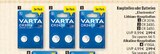 CR2016 im Angebot bei Marktkauf in Bautzen CR2016 Angebote von Varta bei Marktkauf Bautzen für 2,99 €