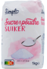 Sucre en poudre - SIMPL à 1,59 € dans le catalogue Carrefour