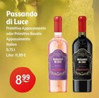 Primitivo Appassimento im Angebot bei Trink und Spare in Leverkusen Primitivo Appassimento Angebote von Passando di Luce bei Trink und Spare Leverkusen für 8,99 €