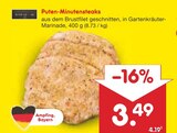 Puten-Minutensteaks im Angebot bei Netto Marken-Discount in Fulda Puten-Minutensteaks Angebote bei Netto Marken-Discount Fulda für 3,49 €