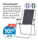 Stuhl im V-Markt Prospekt Picknickstuhl im aktuellen V-Markt Prospekt für 10,00 €