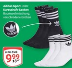 Sport- oder Kurzschaft-Socken Angebote von Adidas bei GLOBUS Saarlouis für 9,99 €