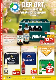 Veltins im Netto Marken-Discount Prospekt "DER ORT, AN DEM DU IMMER AUSGEZEICHNETE PREISE FINDEST." mit 6 Seiten (Hückelhoven)