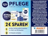 2€ Rabatt von NIVEA MEN im aktuellen V-Markt Prospekt