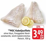 EDEKA - MSC Kabeljaufilets Angebot im Prospekt MSC Kabeljaufilets bei EDEKA im Prospekt "" für 3,49 €