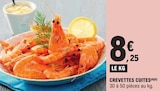Crevettes Cuites en promo chez E.Leclerc Crevettes Cuites dans le catalogue E.Leclerc