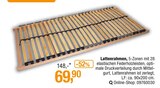 Opti-Wohnwelt Gramzow - Lattenrahmen Angebot im Prospekt Lattenrahmen bei Opti-Wohnwelt im Gramzow Prospekt für 69,90 €