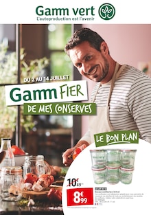 Prospectus Gamm vert en cours, "Gamm FIER DE MES CONSERVES", page 1 sur 4