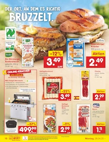 Bratwurst im Netto Marken-Discount Prospekt "Aktuelle Angebote" mit 44 Seiten (Moers)