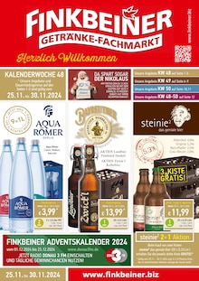 Bier im Finkbeiner Prospekt "Herzlich Willkommen" mit 14 Seiten (Kaufbeuren)