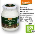 Aktuelles Unsere Heimat – echt & gut Bio-Joghurt mild Angebot bei EDEKA in Saarbrücken ab 1,59 €