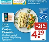 Kabeljau-Rückenfilet bei ALDI SÜD im Berghaupten Prospekt für 4,29 €