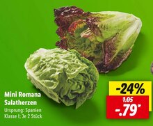 Mini Romana Salatherzen Angebot in Forst (Lausitz) im aktuellen Prospekt bei Lidl in Forst (Lausitz)
