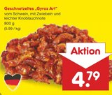 Aktuelles Geschnetzeltes „Gyros Art“ Angebot bei Netto Marken-Discount in Wuppertal ab 4,79 €