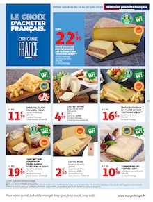 Promotion Comté dans le prospectus Auchan Hypermarché, valable du 16/06/2026 au 28/06/2026 Promo Comté dans le catalogue Auchan Hypermarché du moment à la page 23