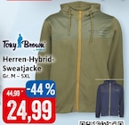 Herren-Hybrid-Sweatjacke im Angebot bei Kaufhaus Stolz in Rostock Herren-Hybrid-Sweatjacke Angebote von Tony Brown bei Kaufhaus Stolz Rostock für 24,99 €