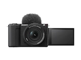 Alpha ZV-E10 II KIT mit 16–50 mm F 3.5–5.6 Powerzoom-Kit-Objektiv Spiegellose APS-C-Kamera, 7,5 cm Display Touchscreen, WLAN Angebote von SONY bei MediaMarkt Saturn Stuttgart für 888,00 €