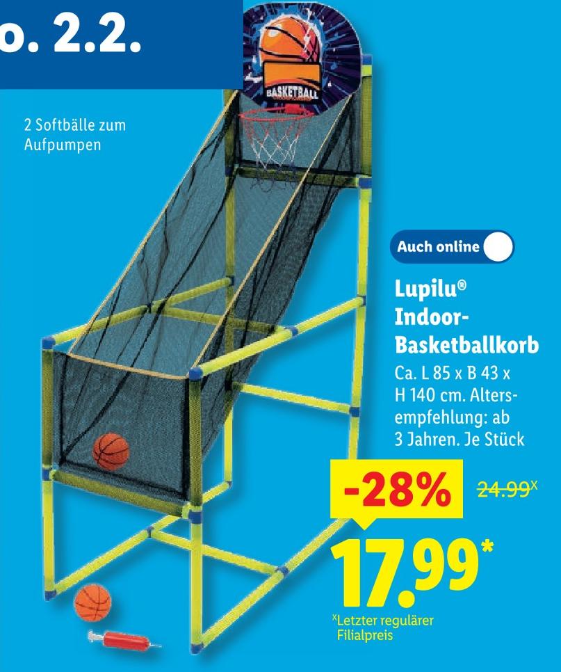 Indoor-Basketballkorb