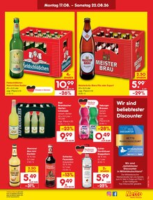 Wasser im aktuellen Netto Marken-Discount Prospekt (Cottbus) Wasser im Netto Marken-Discount Prospekt "Aktuelle Angebote" mit 71 Seiten (Cottbus)