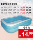 Zimmermann Raunheim - Familien-Pool Angebot im Prospekt Familien-Pool bei Zimmermann im Raunheim Prospekt für 14,99 €