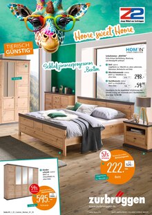 Kleiderschrank im aktuellen Zurbrüggen Prospekt (Gelsenkirchen) Kleiderschrank im Zurbrüggen Prospekt "HOME SWEET HOME" mit 8 Seiten (Gelsenkirchen)
