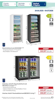 Kühlschrank im METRO Prospekt "Wochenangebote + Gewinnspiel" mit 53 Seiten (Löhne)