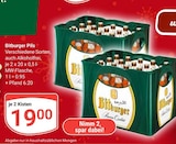 Pils im Angebot bei GLOBUS in Amberg Pils Angebote von Bitburger bei GLOBUS Amberg für 19,00 €