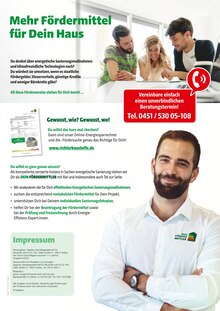 Aktueller Richter Baustoffe Lübeck Prospekt "Trend-Tipps für die energetische Sanierung" mit 12 Seiten