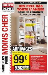 Brico Dépôt Catalogue "Des prix bas toute l'année : pour ne renoncer à aucun projet", 20 pages, Lunéville,  29/07/2022 - 11/08/2022