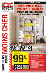Catalogue Brico Dépôt à Strasbourg, avec 20 pages Prospectus Brico Dépôt à Strasbourg, "Des prix bas toute l'année : pour ne renoncer à aucun projet", 20 pages, 29/07/2022 - 11/08/2022