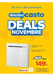 Catalogue Bricolage de Castorama à La Maladrerie Prospectus Castorama à La Maladrerie, "DEALS DE NOVEMBRE", 1 page, 05/11/2025 - 24/11/2025