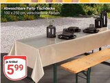 Abwaschbare Party-Tischdecke Angebote bei GLOBUS Hoyerswerda für 5,99 €