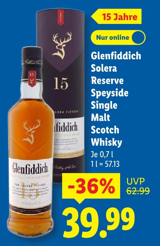 Solera Reserve Speyside Single Malt Scotch Whisky