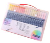 60 feutres double pointe à 12,99 € dans le catalogue JouéClub