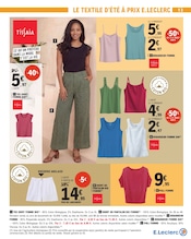 Pantalon Femme en promo dans le catalogue E.Leclerc à la page 13