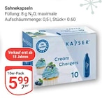 Sahnekapseln im Angebot bei GLOBUS in Pulheim Sahnekapseln Angebote von KAISER bei GLOBUS Pulheim für 5,99 €